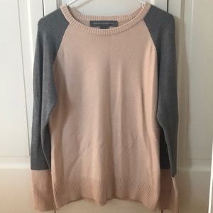Pink and gray French Connection sweater